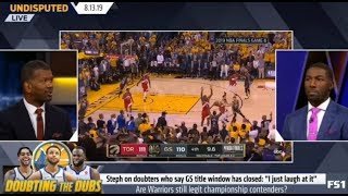 [BREAKING] Steph on doubters who say GS title window has closed:I just laugh at it | undisputed