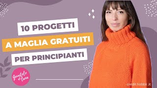 🧶 10 progetti a maglia gratuiti per principianti 🥢