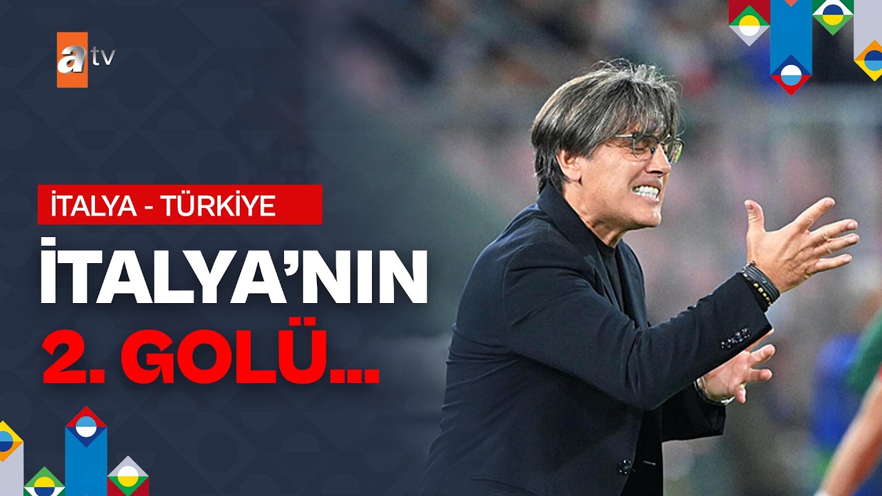 İtalya Farkı Yeniden Açtı: 2-1!| İtalya 2-1 Türkiye
