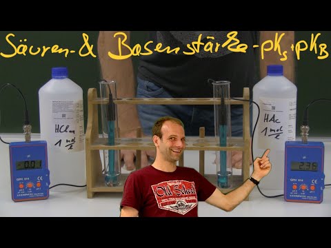 Säurestärke und Basenstärke - pKs und pKb-Wert