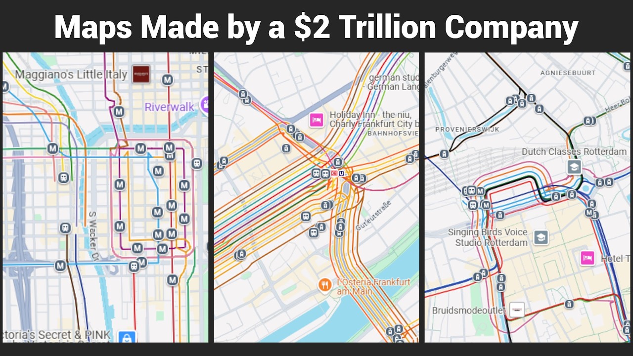 Google Map's Transit Layer is Trash