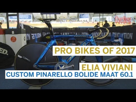 Pro Bikes of 2017: Elia Viviani's Custom Pinarelllo Bolide TT Bike