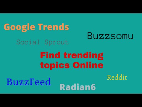 How to find trending topics online 🤔Tools that help you find the online trends