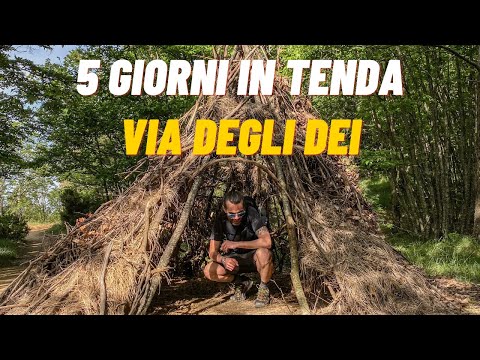 5 DAYS in a TENT on the WAY OF THE GODS