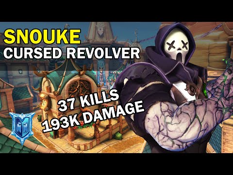 37 Kills 193K Damage Snouke Androxus Paladins Competitive (Diamond) CURSED REVOLVER