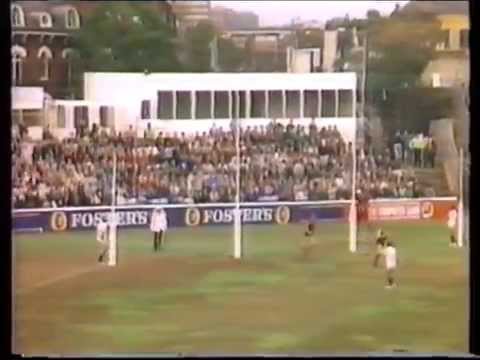 VFL Football Flashback: Essendon v Melbourne 1989 Fosters cup in the UK