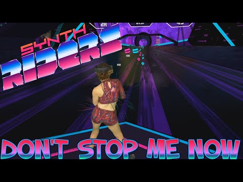 Synth Riders || Don't Stop Me Now - Queen (Expert) First Attempt || Mixed Reality