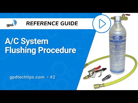 A/C System Flushing Procedure