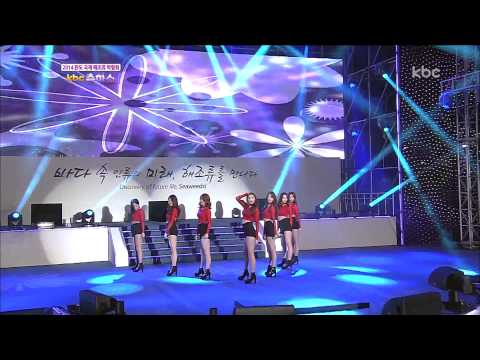 [HD] 140521 Nine Muses - Glue + Talk + Dolls @ 2014 Wando Seaweeds Expo