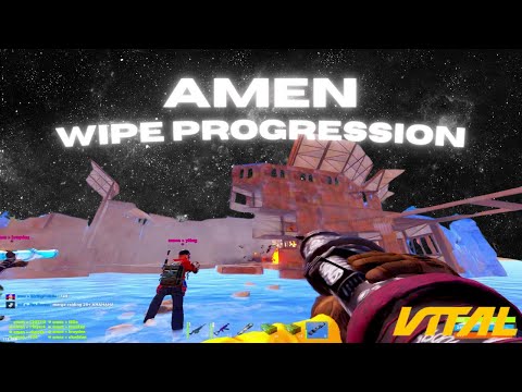 How AMEN Raided The WHOLE Server On WIPEDAY - Rust