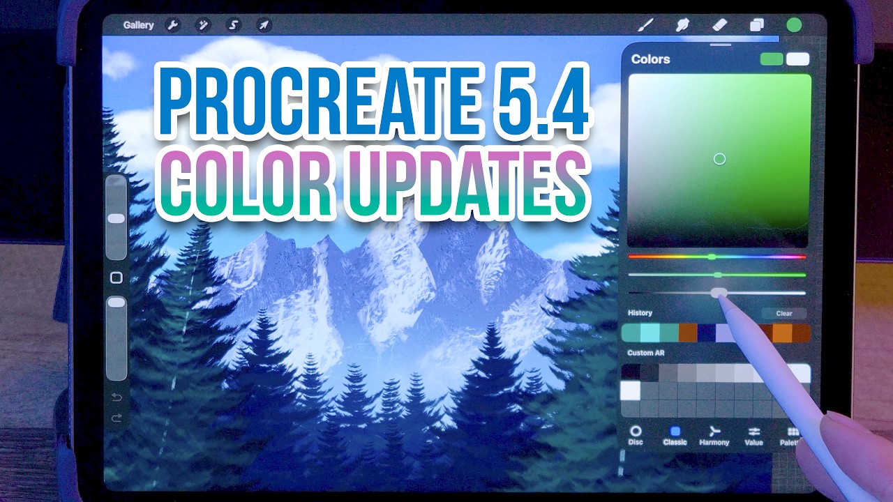Procreate 5.4 Color Updates Explained (Everything New!)