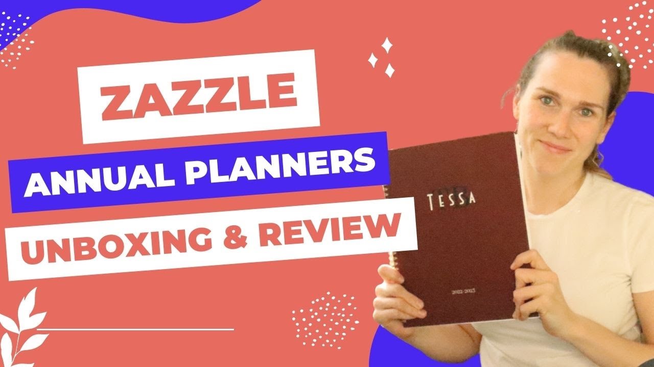 Zazzle Planners Unboxing & Review
