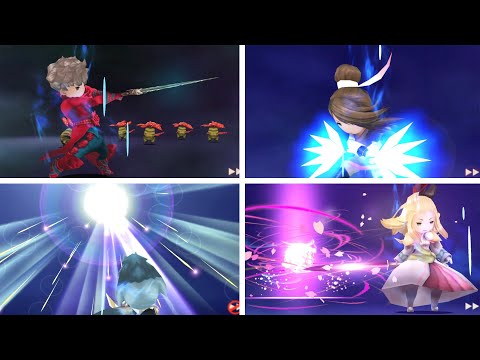 Bravely Default – All Special Attacks (Showcase)