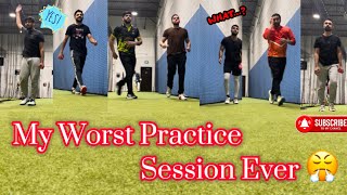 My Worst Practice Session Ever 😤 | I Couldn’t Play A Single Ball 🏏 | Kee Getting Out 😡😡😡 |