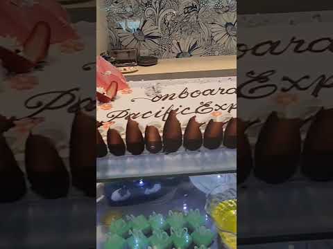 Chocolate Cakes, Dessert Welcome Onboard P&O Cruise Ship😃💖💯