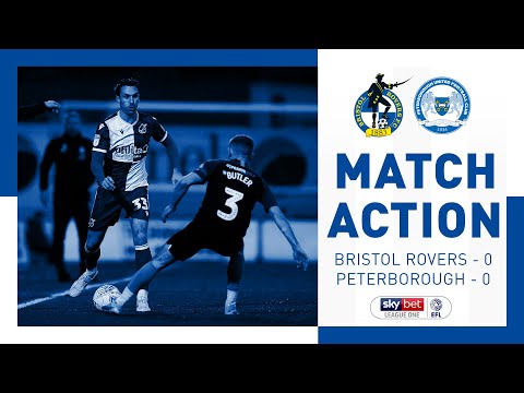 Match Action: Bristol Rovers 0-0 Peterborough United