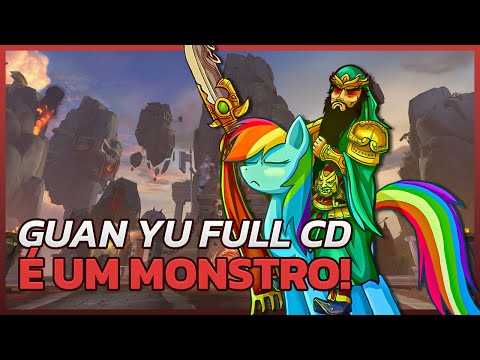 GUAN YU é OP DEMAIS nesse modo! - ⚡ Smite BR Arena Full Cooldown