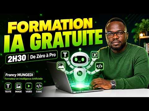 🚀 FORMATION IA GRATUITE — Maîtrisez l'Intelligence Artificielle en 2H30