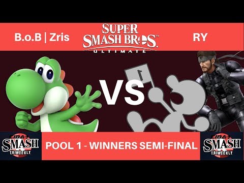 CibaoSmash 9thSaga  - B.o.B | Zris (Yoshi) vs RY (Snake/G&W) - Pool 1 WSF