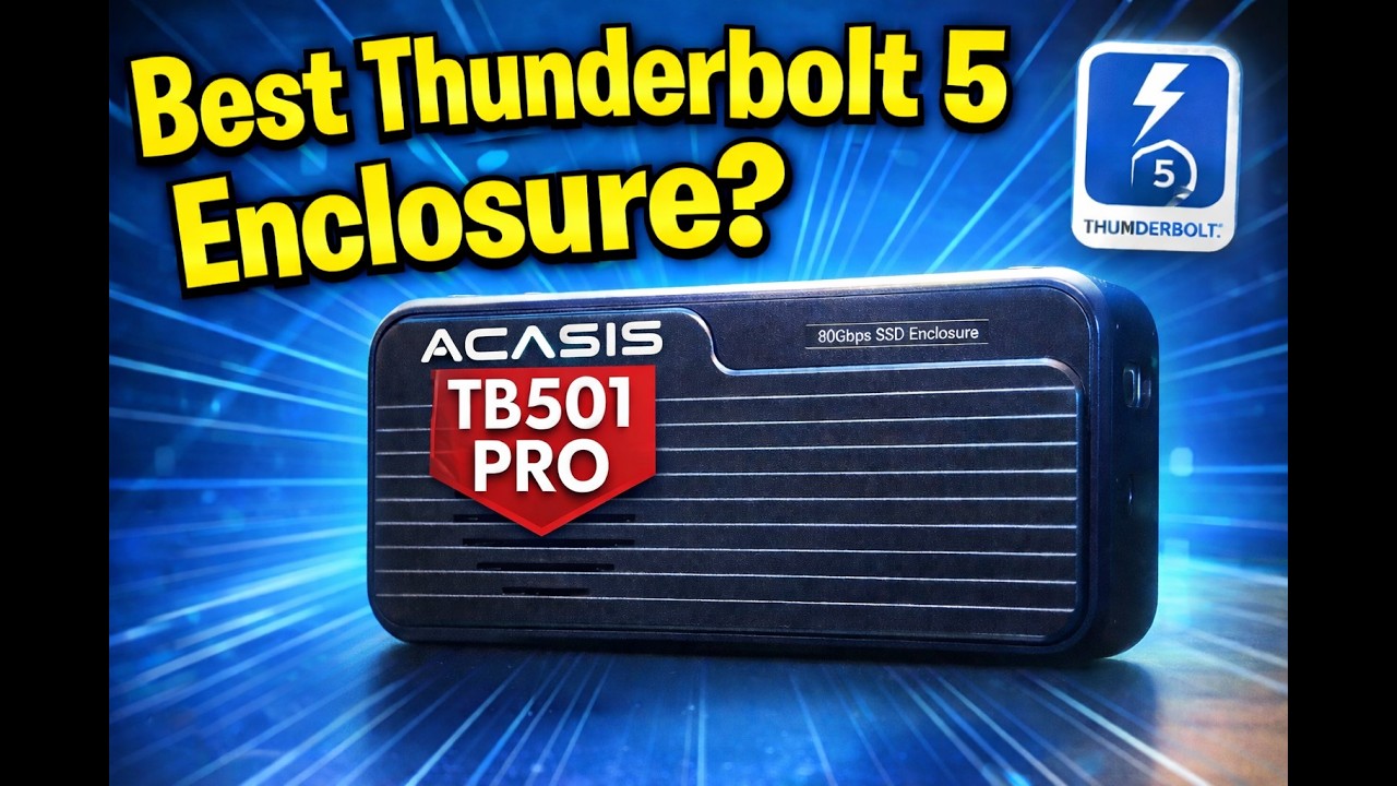 This 80Gbps SSD Enclosure Is a Beast – ACASIS TB501Pro Review #acasis #ThunderboltSSD #externalssd