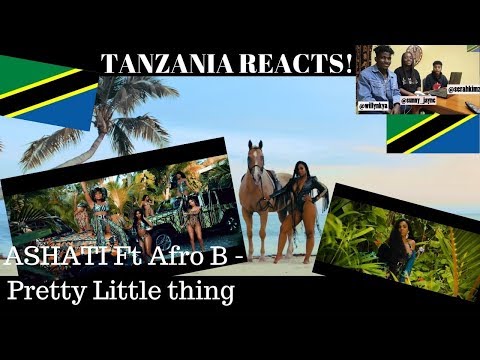 Ashanti ft Afro B - Pretty little thing (Official Music video) -TANZANIA REACTS!!