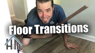 How to thresholds. Cut and install floor transitions. Easy!