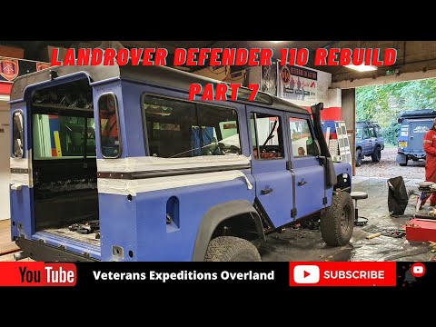 Land Rover Defender Rebuild Part 7 - Fitting the doors on a Land Rover Defender 110