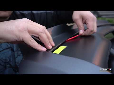 2016-2017 Ford Focus RS Rear Roof Spoiler Extension Install Video