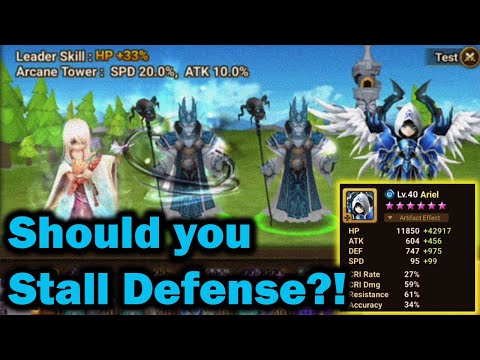 Should you Stall Defense in Arena Rush?! - Summoners War