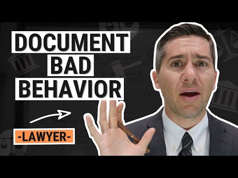 How to Document Bad Behavior at Work - Pt. 1