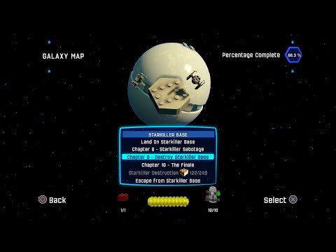 Lego Star Wars The Force Awakens - Chapter #9 - Destroy Starkiller Base - Free Play Mode!!