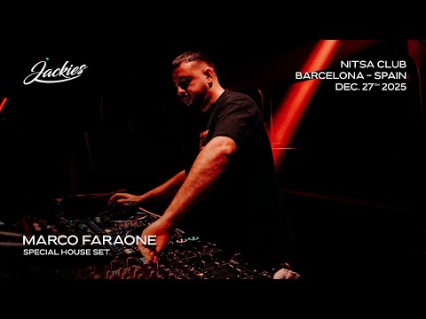 MARCO FARAONE (HOUSE SET) @ JACKIES x NITSA Club Barcelona (27/12/2025)