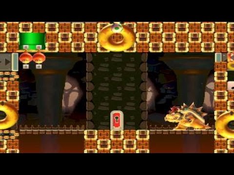 Bowser's Castle by Danster 一SUPER MARIO MAKER一 No Commentary 1AQ
