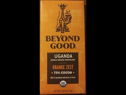 Beyond Good Uganda Single Origin Orange Zest 73% Chocolate Bar Review