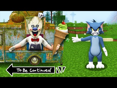 WHAT HAPPENED to JERRY !? ICE Scream vs TOM vs JERRY in Minecraft ! Real Tom and Jerry - GAMEPLAY