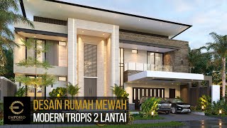 Video Desain Rumah Modern 2 Lantai Ibu Yeti di  Lampung