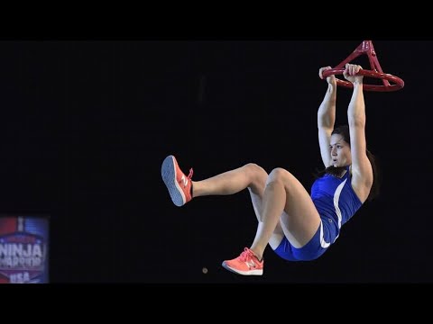 Jesse Labreck Conquers Stage 1 - American Ninja Warrior USA Vs The World | ANW