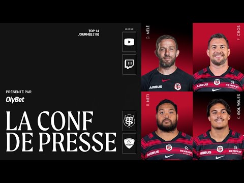 Conférence de presse | Stade Toulousain vs. Section Paloise | Top 14 - J15 🔴⚫️