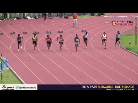 Amasha de Silva clocked PB of 11 55sec to win 100m GOLD   National Athletics Championships 2020~1