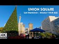 Union Square San Francisco Holiday Walking Tour 2025