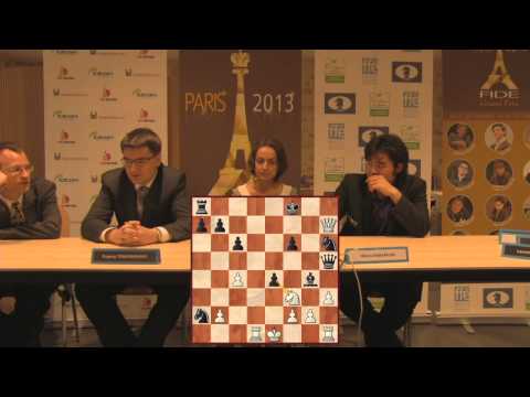 Round 1: Nakamura (USA) 1/2-1/2 Tomashevsky (RUS)