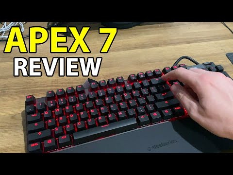 Steelseries Apex 7  Blue Switch Mechanical RGB Gaming Keyboard Review