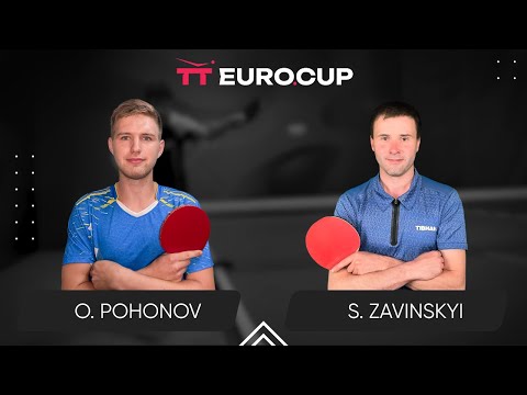 12:50 Oleksandr Pohonov - Serhii Zavinskyi 10.07.2024 TT Euro.Cup Ukraine Professional. TABLE 4