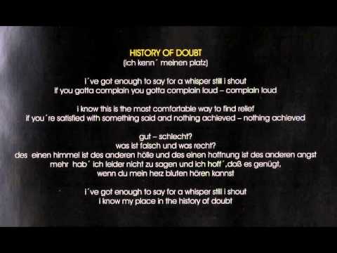 History of Doubt