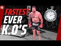 Counting Down The FASTEST Knockouts in Bellator History!⏰? | Bellator MMA