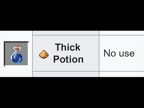 Apparently there's a "Thicc Potion" in Minecraft. And it does nothing.