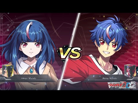 CARDFIGHT!! VANGUARD DEAR DAYS 2 - HIKARI MYODO VS AKINA MYODO (PROTAGONIST FIGHT)