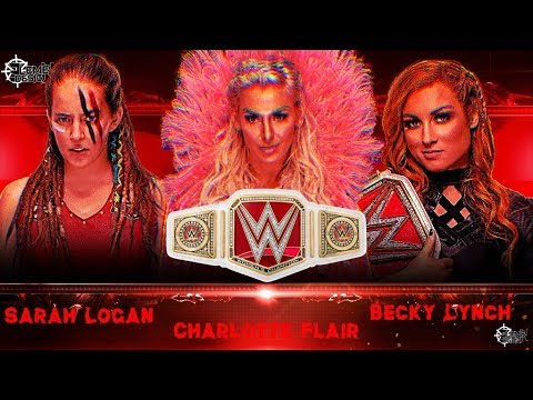 WWE2K20 Becky Lynch vs Sarah Logan vs Charlotte Flair
