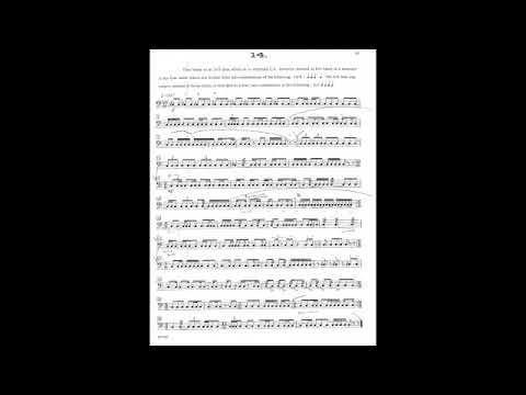 2021 Texas All-State Snare Accompaniment