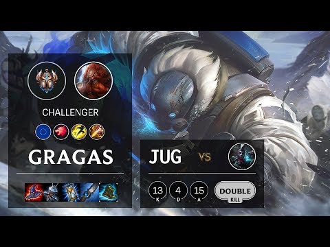 Gragas Jungle vs Ekko - EUW Challenger Patch 10.8
